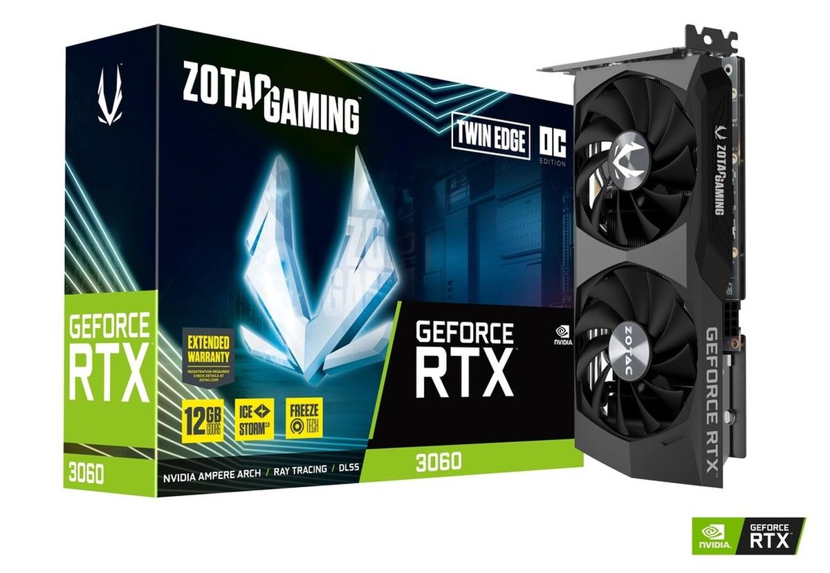 Carte graphique GeForce RTX 3060 Twin Edge OC Gaming Zotac