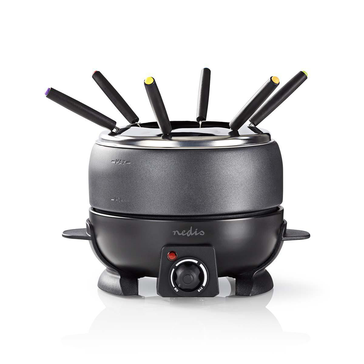 appareil a fondue nedis 6 personnes 2.3l 800w