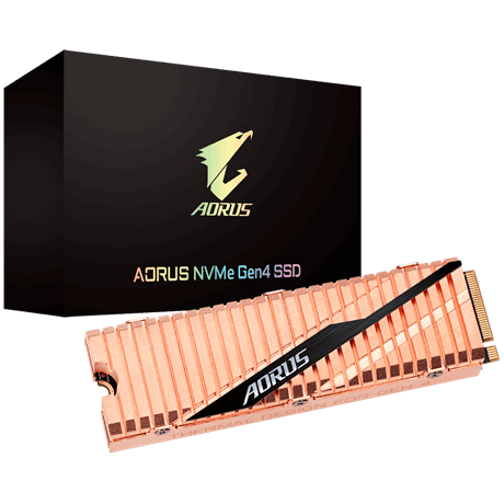 AORUS Gen4 - 500 Go - M.2 2280 - PCI-Express 4.0 x4, NVMe 1.3