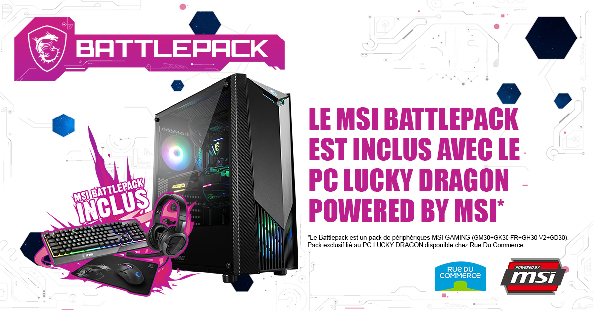 Pack périphérique MSI offert