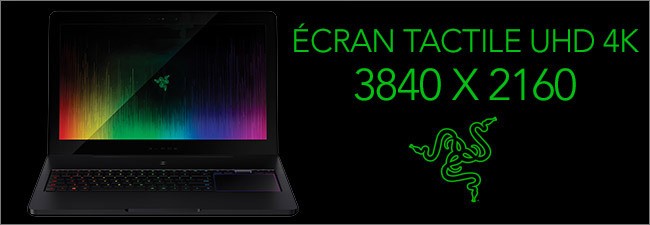 Ecran UHD 4K Tactile