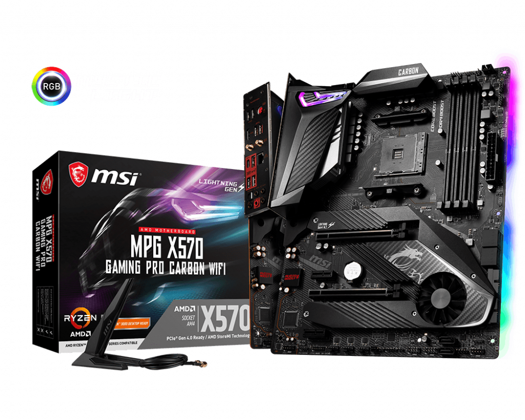 Carte m&egrave;re AMD X570 Gaming Pro Carbon Wifi MSI