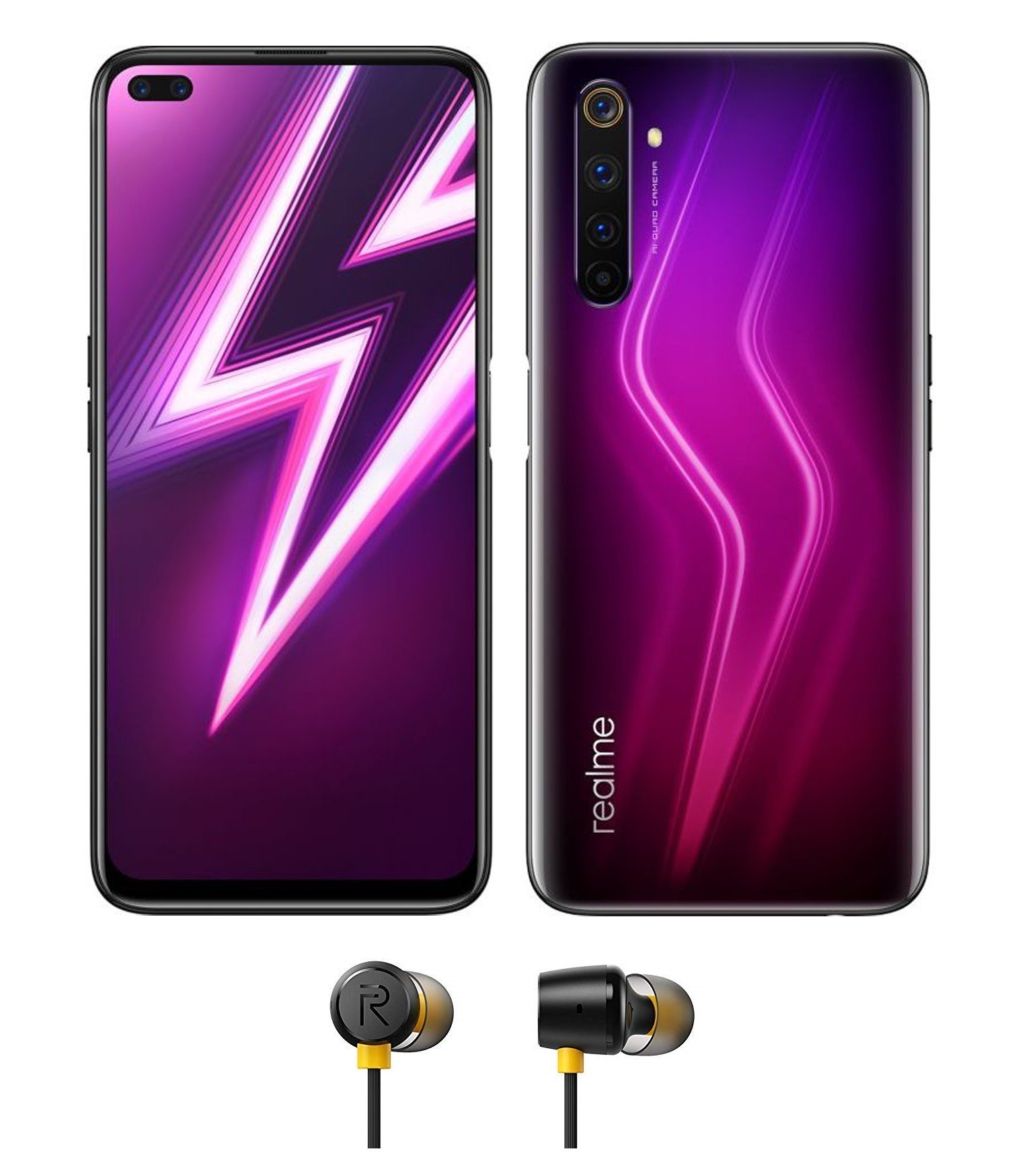 6 Pro - Rouge + realme buds 2