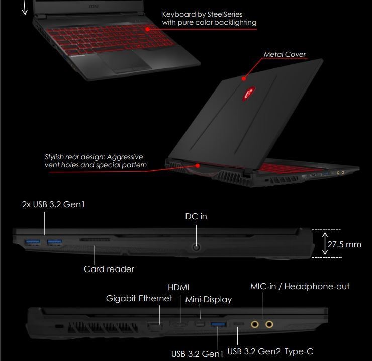 GL65-Leopard-10SDR-447XFR - Noir