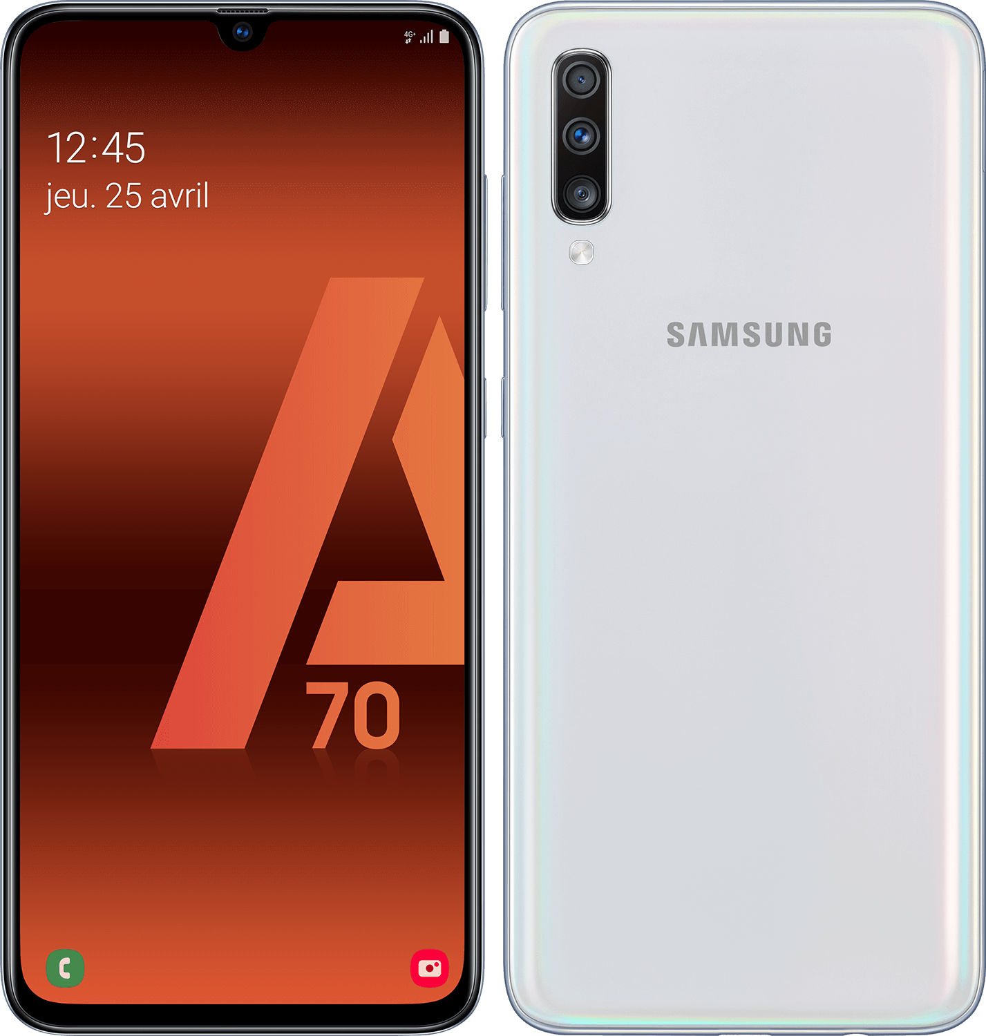 Smartphone Galaxy A70 128 Go Samsung Blanc