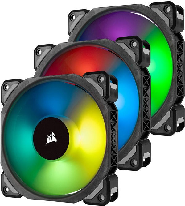 ML120 PRO - RGB - Kit de 3 ventilateurs - 12 cm