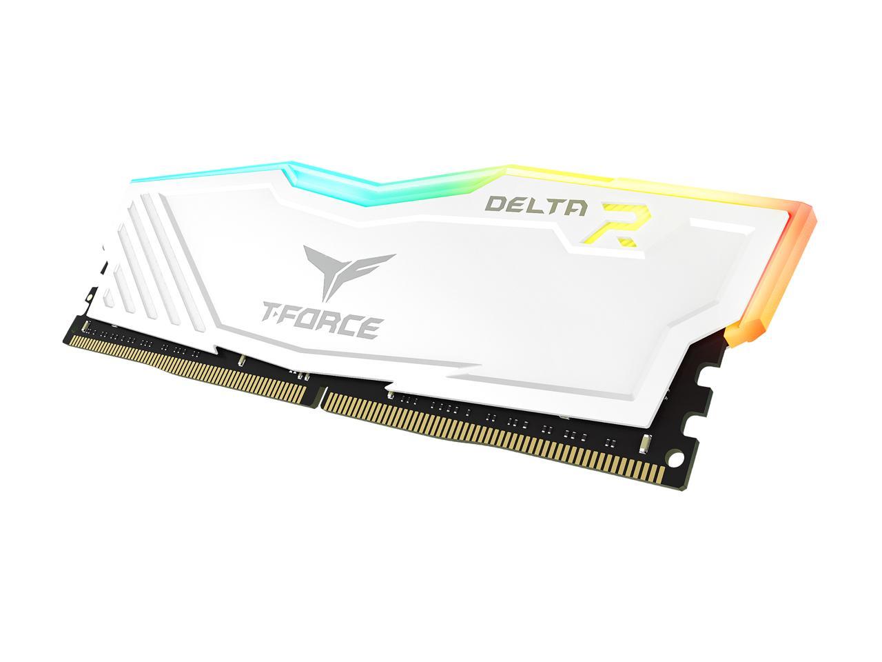 Kit de mémoire Delta RGB 32 Go T-Force Blanc