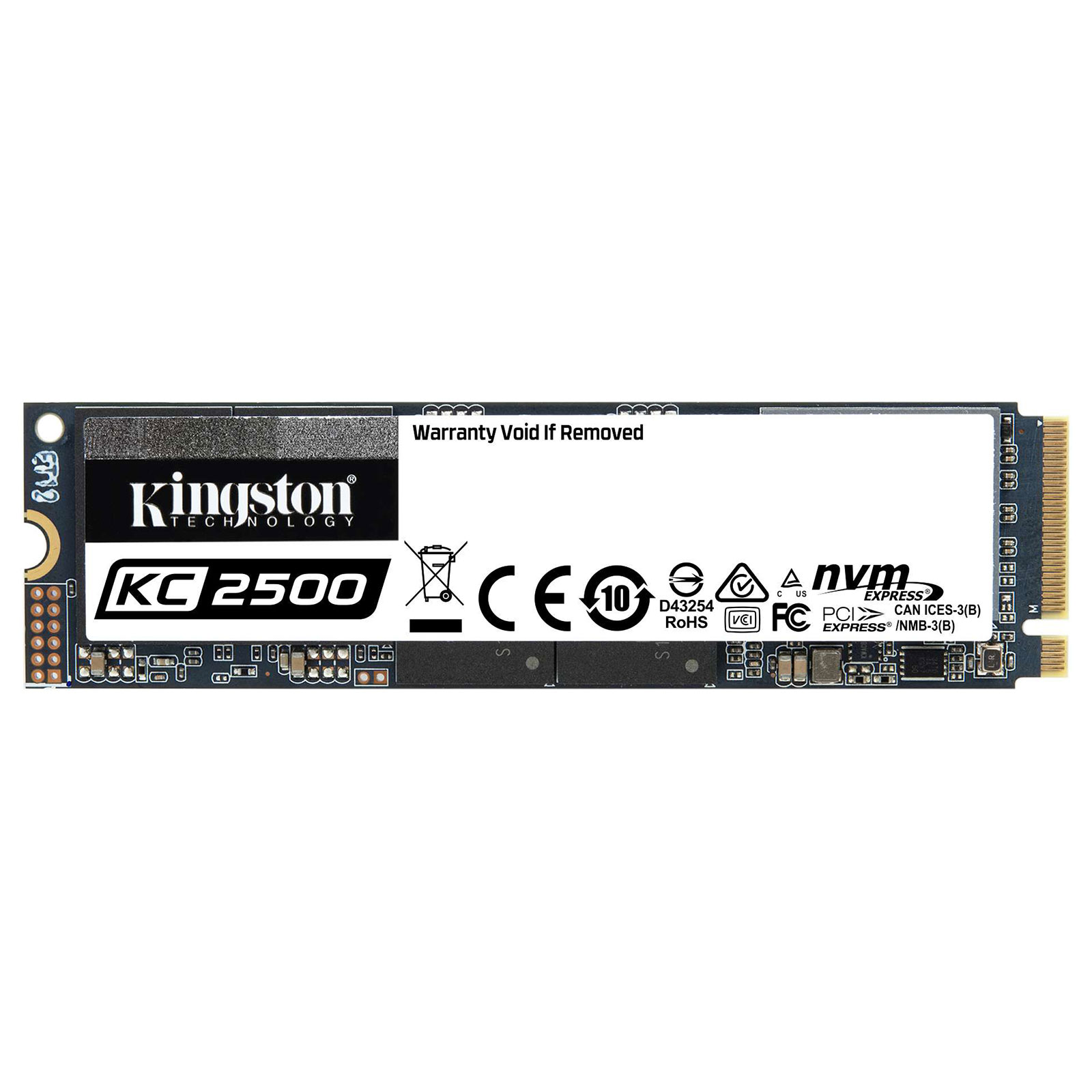 KC2500 250 Go - M.2 NVMe PCIe Gen 3.0 x 4