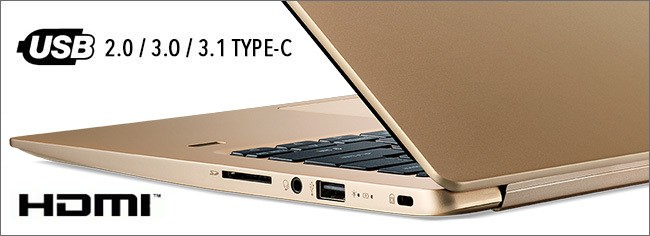 Acer Swift 1 - Connectique