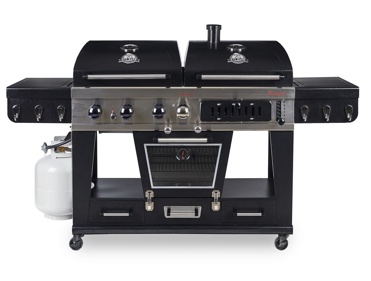 Barbecue Combo Grill Pit Boss Memphis PBMEMU1