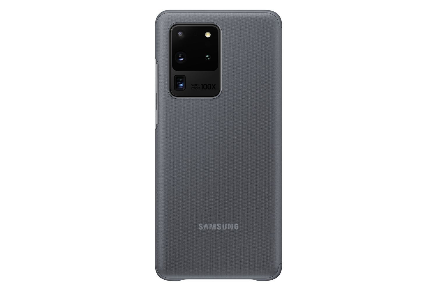 Clear View cover pour Galaxy S20 ULTRA gris