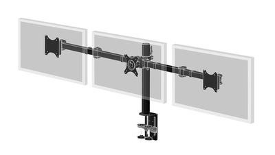 Iiyama support triple ecrans DS1003C-B1 avec passage de cables