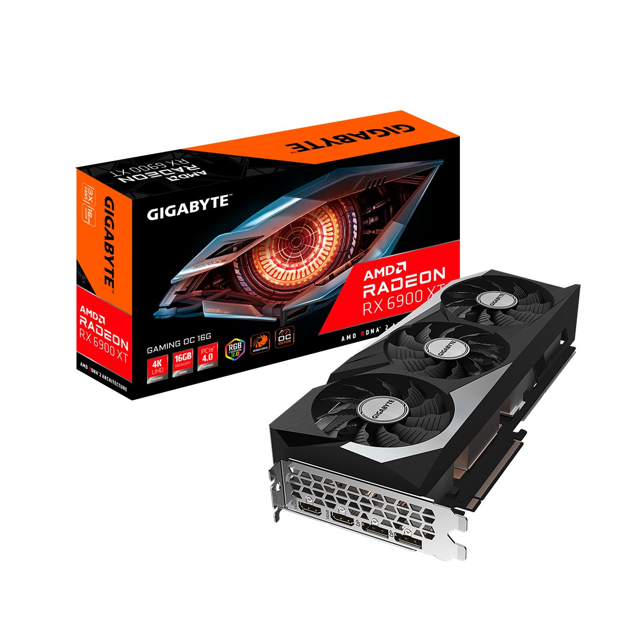 Carte graphique Radeon RX 6900 XT Gaming OC 16G Gigabyte