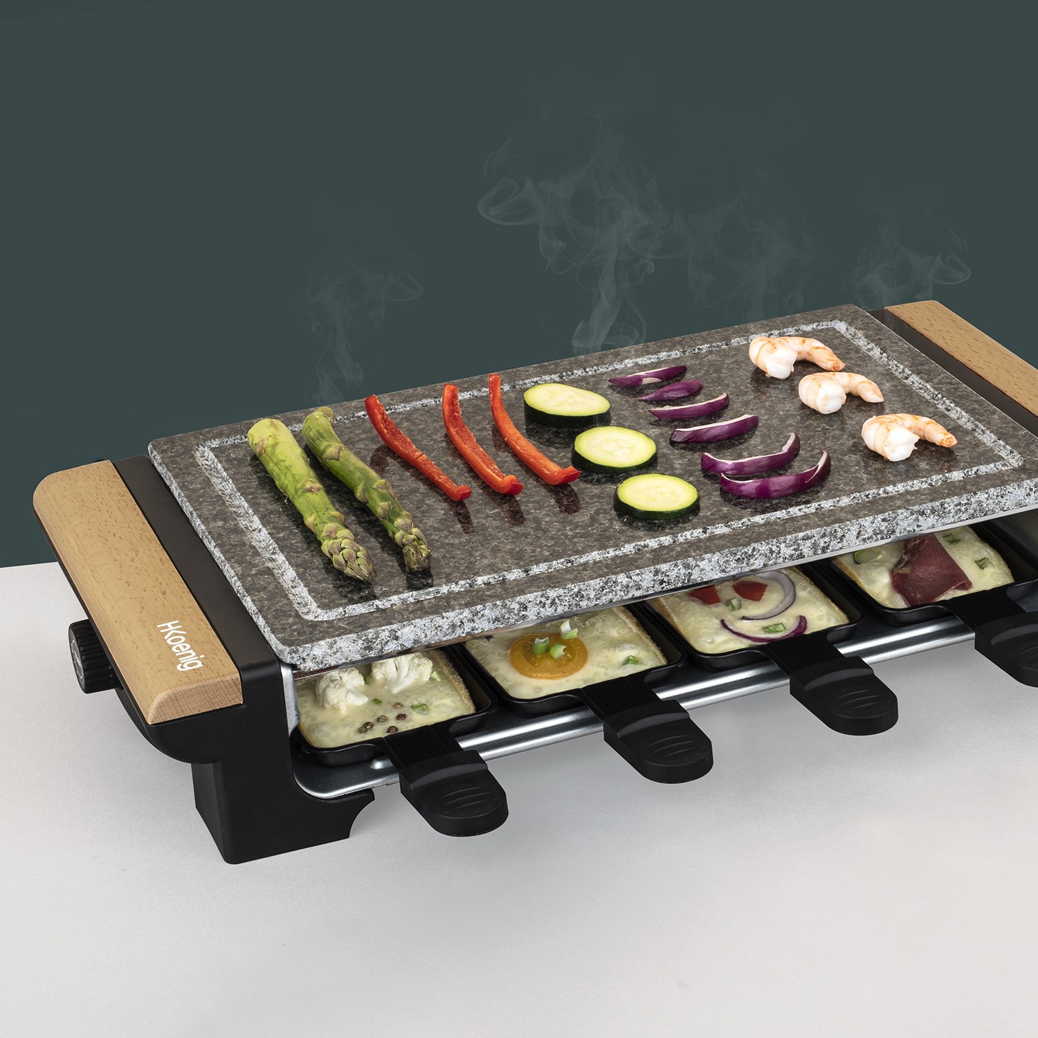 Raclette 8 personnes pierre à cuire RP328