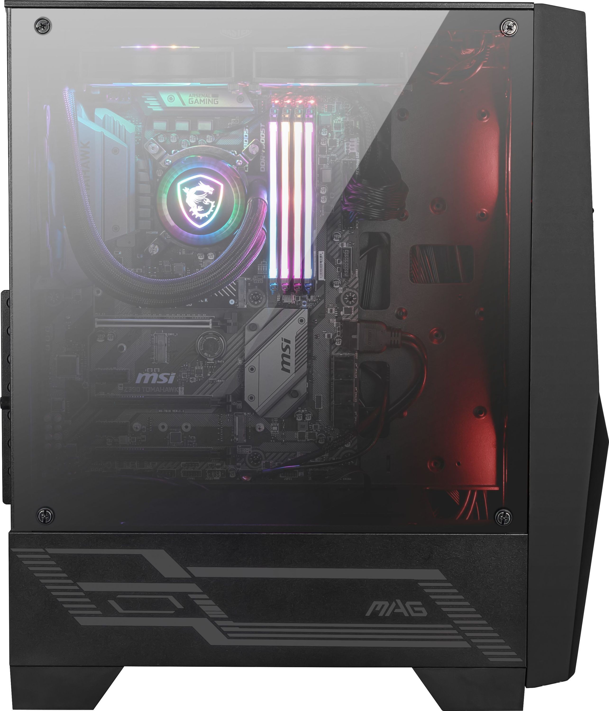 MAG FORGE 100M - ATX - RGB - Noir - Avec fenêtre