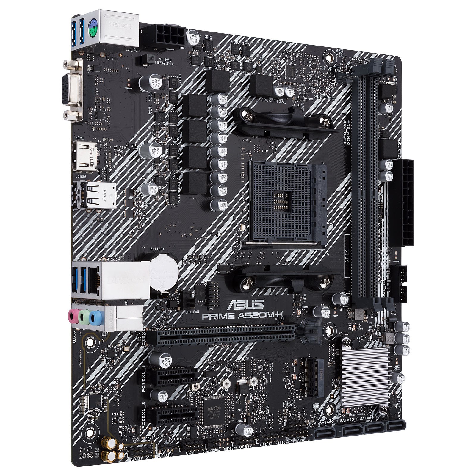 
Carte mère Micro ATX PRIME A520M-K Asus
