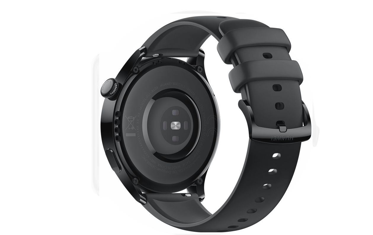 Watch 3 Active - 4G - Bracelet Fluoroelastomère Noir