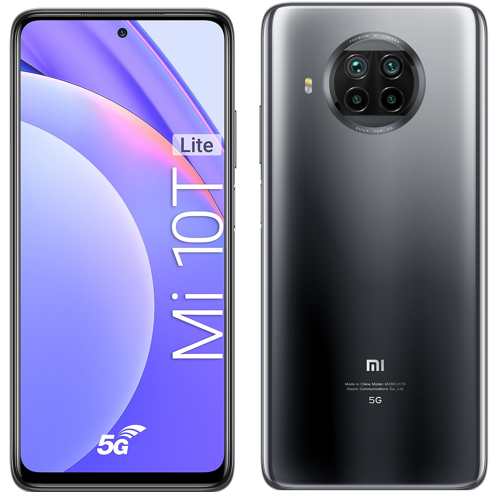 xiaomi mi 10 t lite 5 g gris android 10