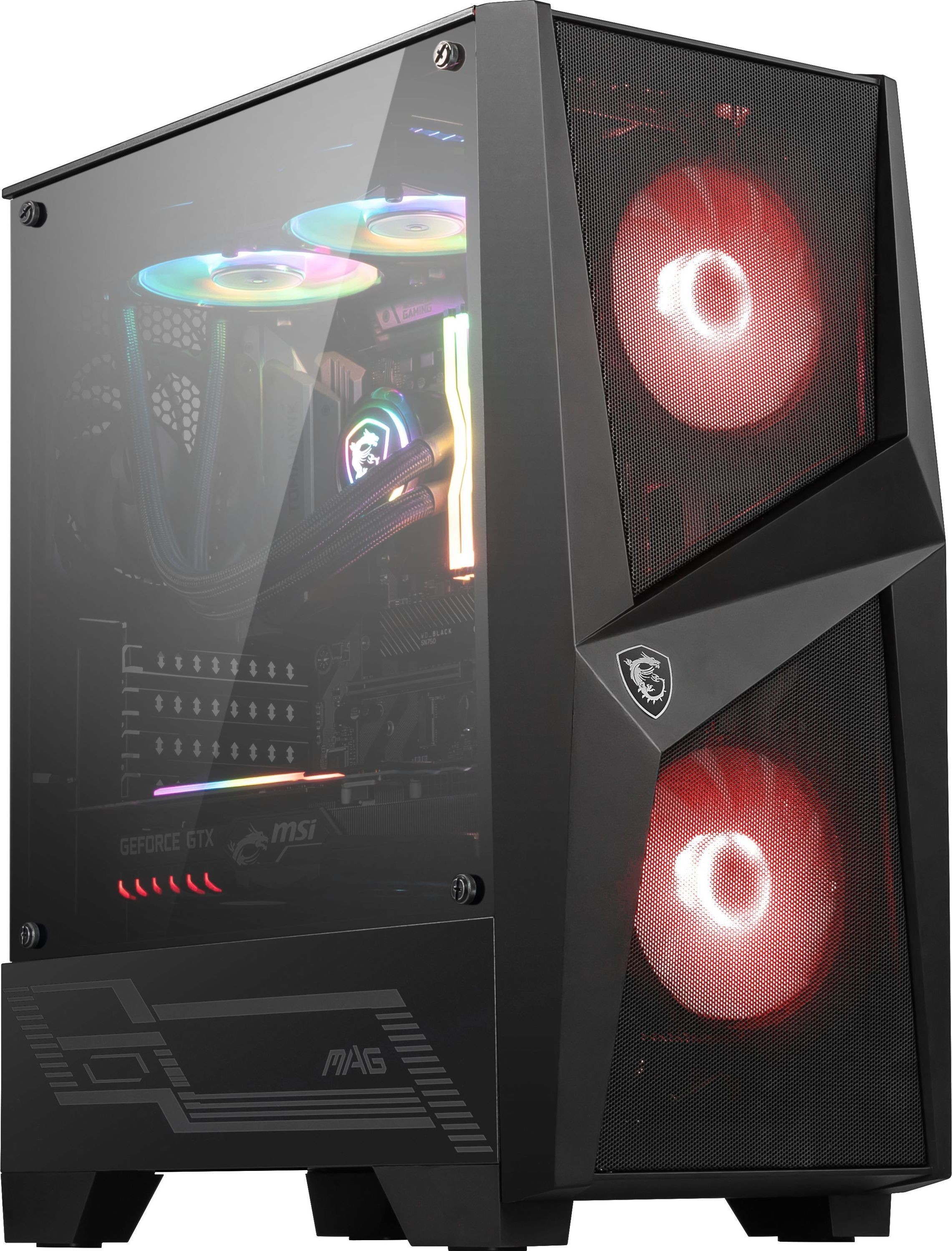 MAG FORGE 100M - ATX - RGB - Noir - Avec fenêtre