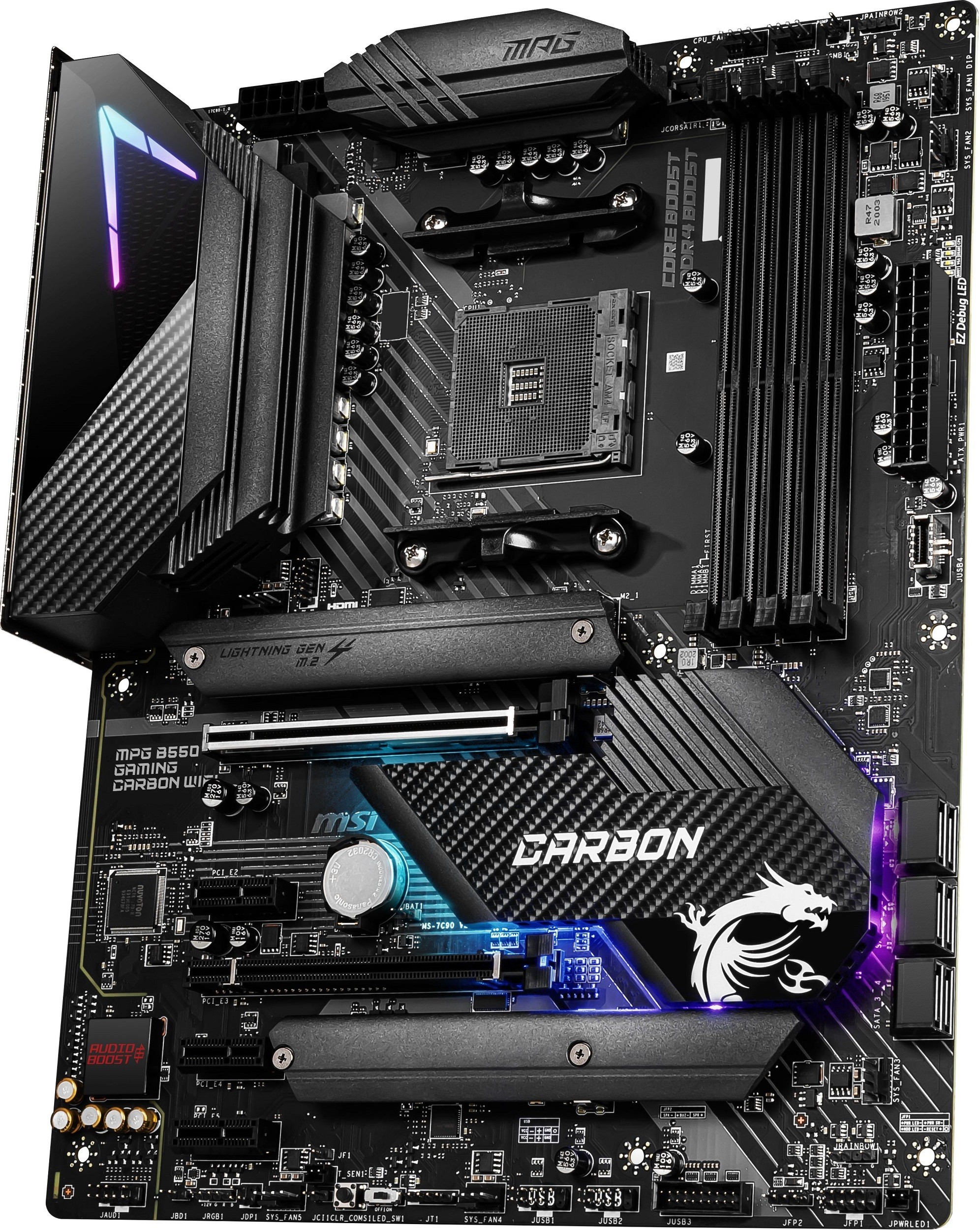 
Carte m&egrave;re MPG B550 Gaming CarbonWi-Fi MSI
