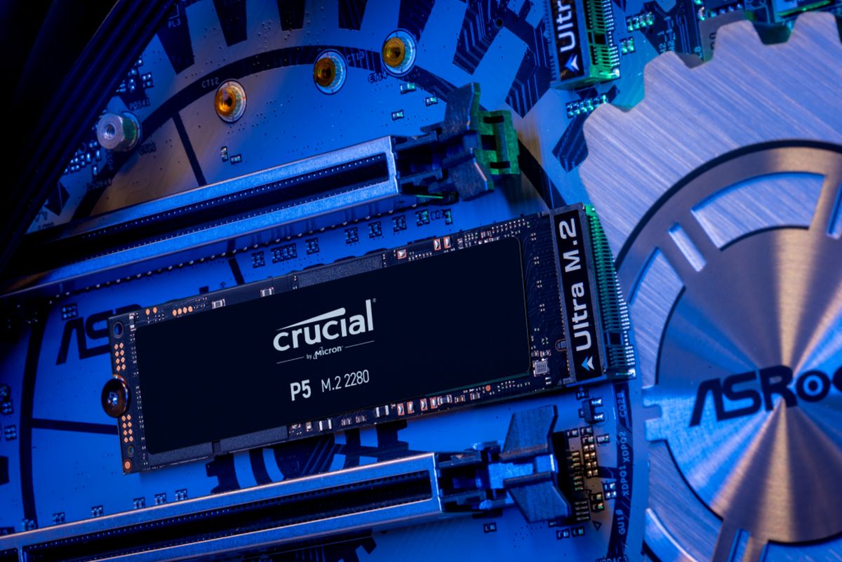 Disque SSD P5 Crucial Noir