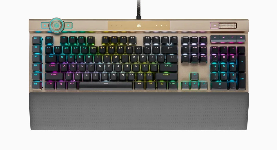 Clavier-Gaming-Optique-Mecanique-K100-RGB-Midnight-Gold