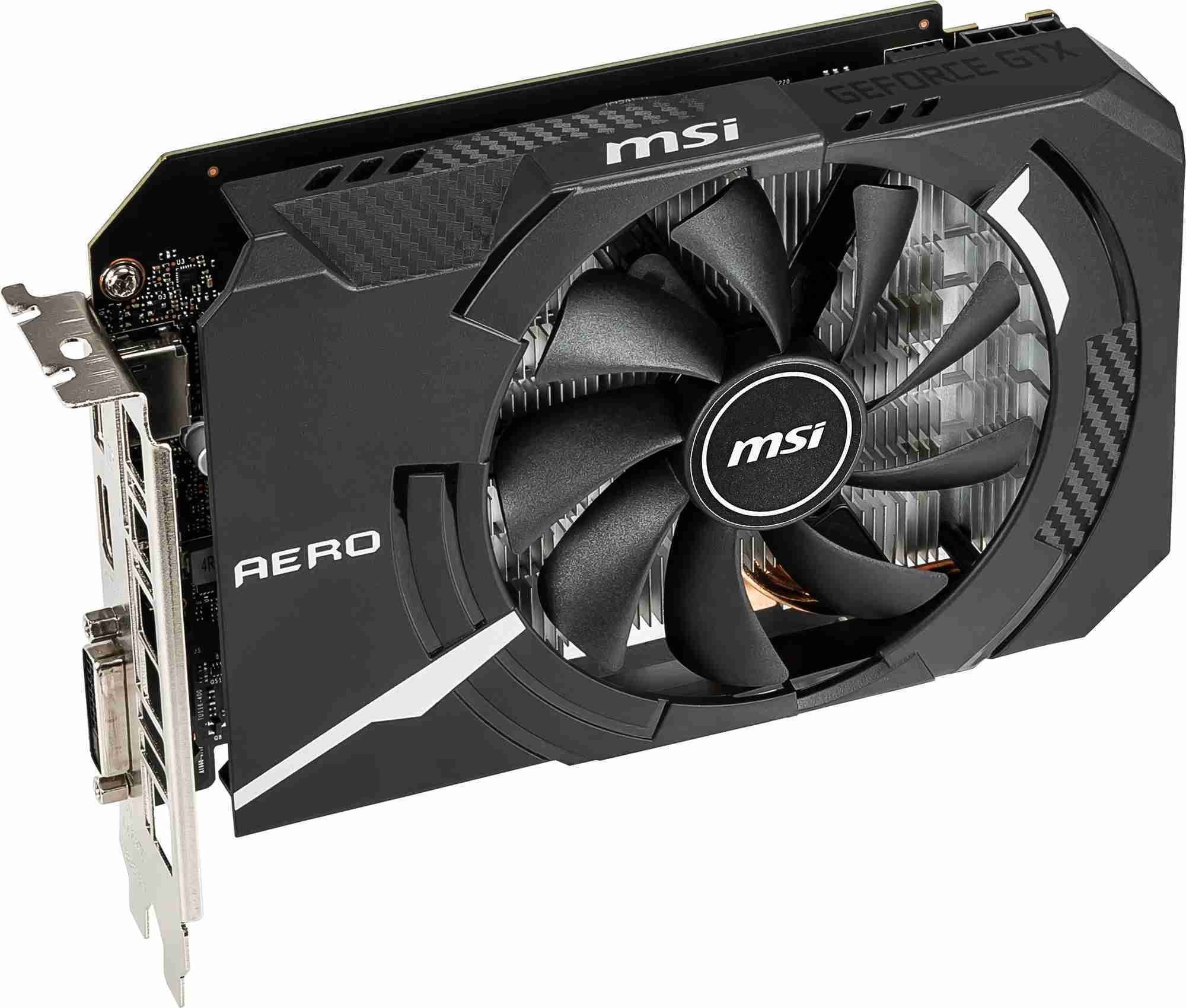 Carte graphique GeForce GTX 1660 Aero ITX OC 6 Go MSI