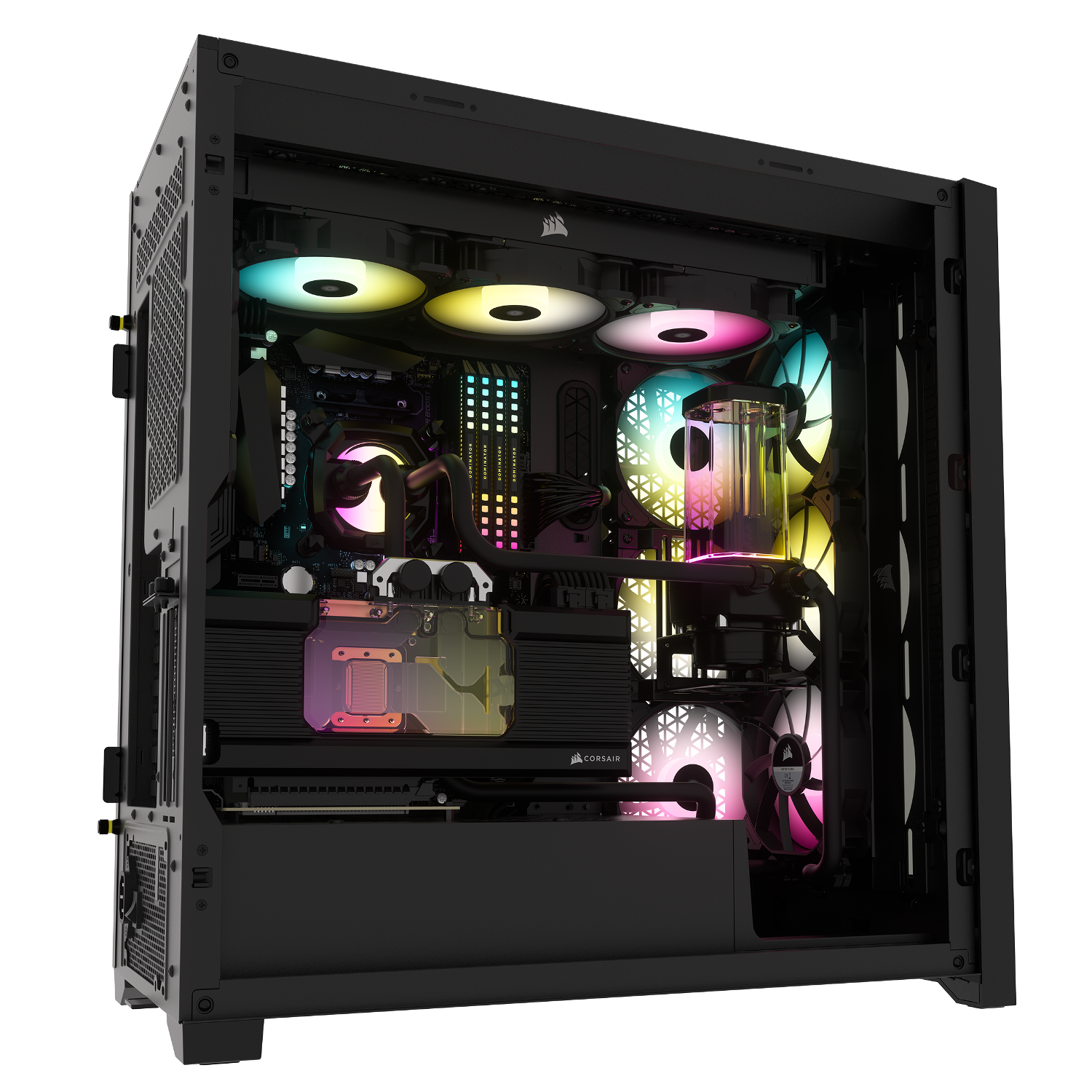 iCUE 5000X - RGB - ATX - Noir - Verre trempé