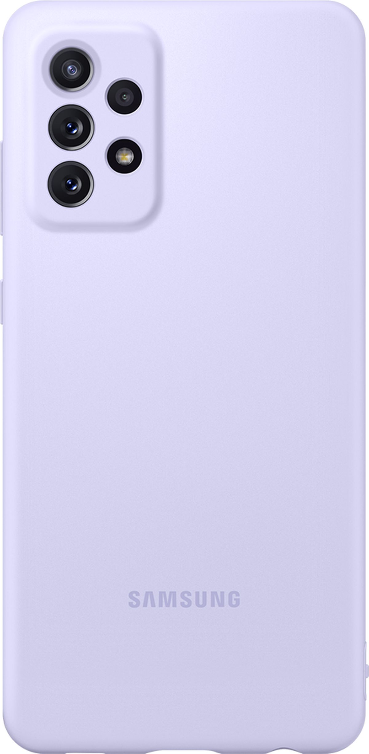 Coque Silicone pour Galaxy A72 - Violet