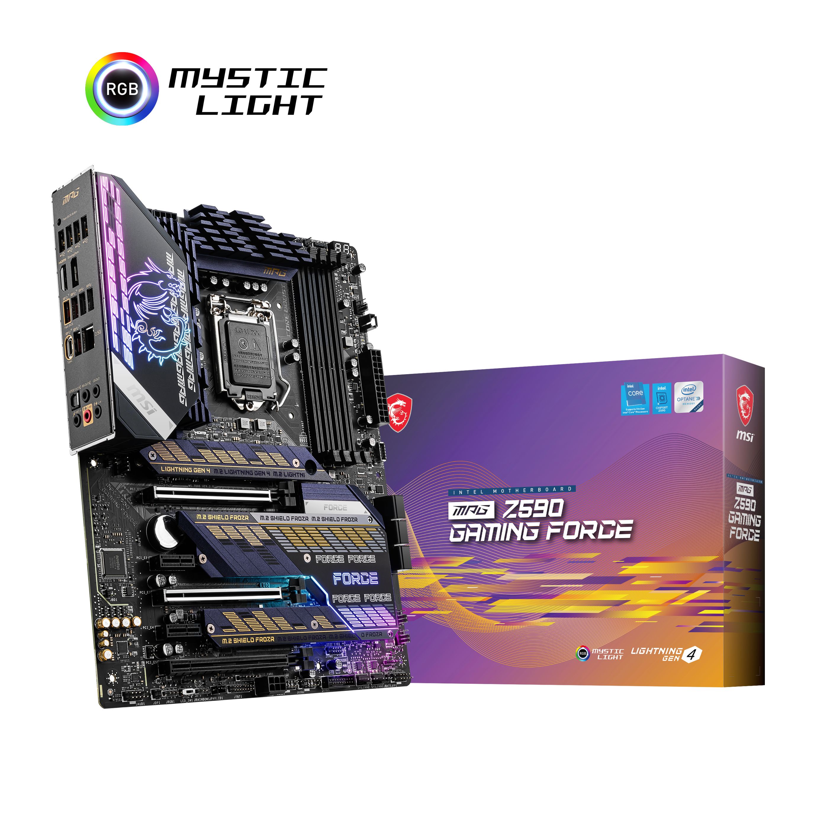 Carte-m&egrave;re gamer MPG Z590 Gaming Force MSI