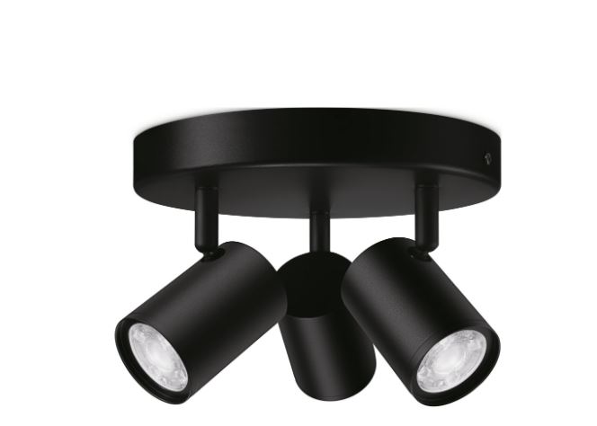 Luminaire Connecté B 22-65K - RGB RD - Noir