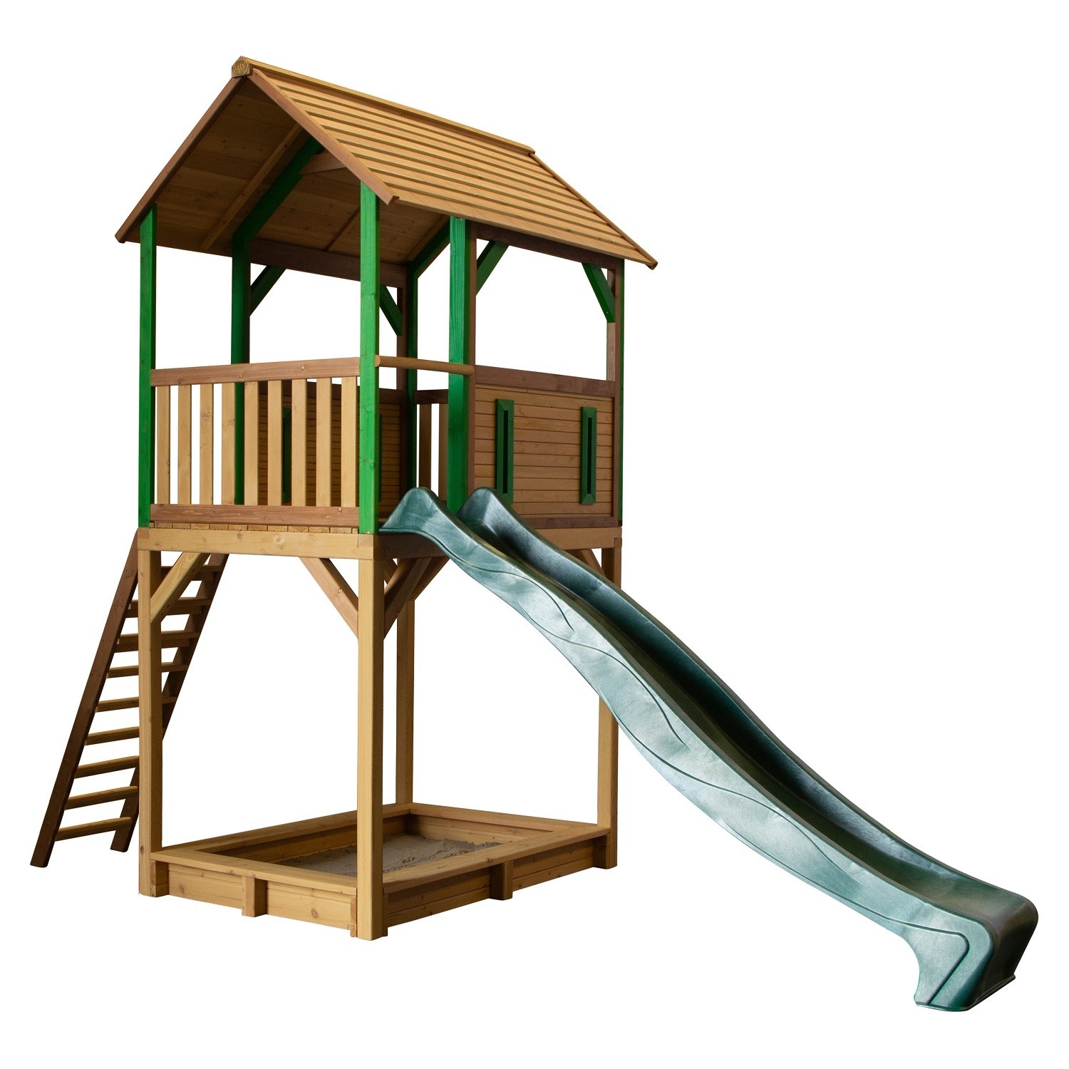 Dory Play Tower brun/vert