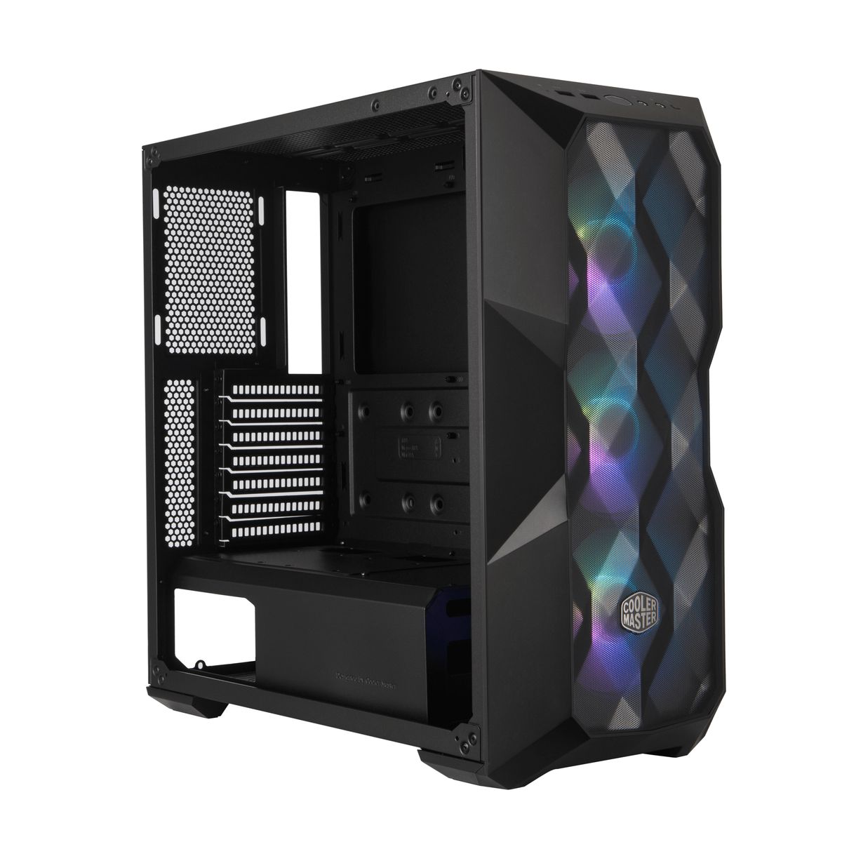 Boîtier Moyen Tour E-ATX MasterBox TD500 avec Fenêtre Cooler Master Noir