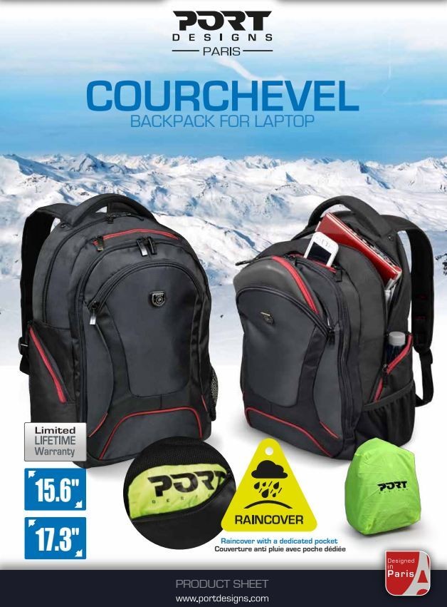 SAC A DOS POUR ORDINATEUR - COURCHEVEL 14/15.6''