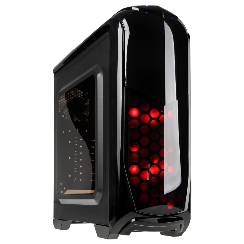 AVIATOR M - ATX - LED Rouge - Avec fenêtre