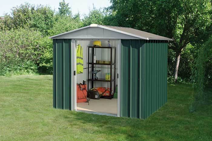 Abri de jardin métal 1013geyz 12 m² Yardmaster