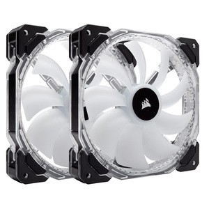 Lot de 2 ventilateurs PWM HD140 RGB LED 140 mm Corsair