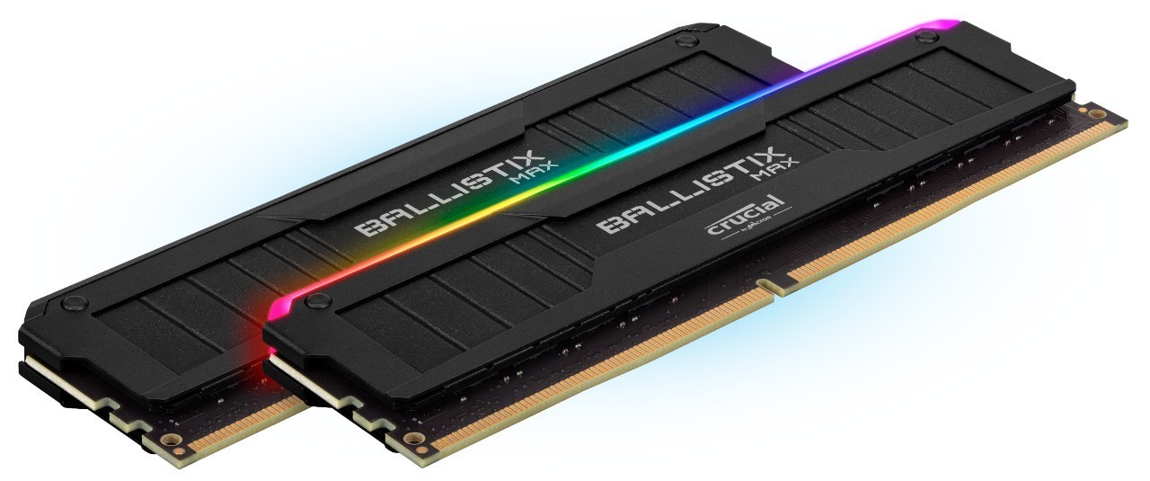 Mémoire gamer Ballistix Max RGB Crucial