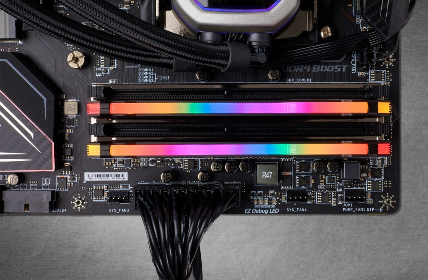 Vengeance RGB PRO 16 Go 3200 MHz CAS 16 - Noir