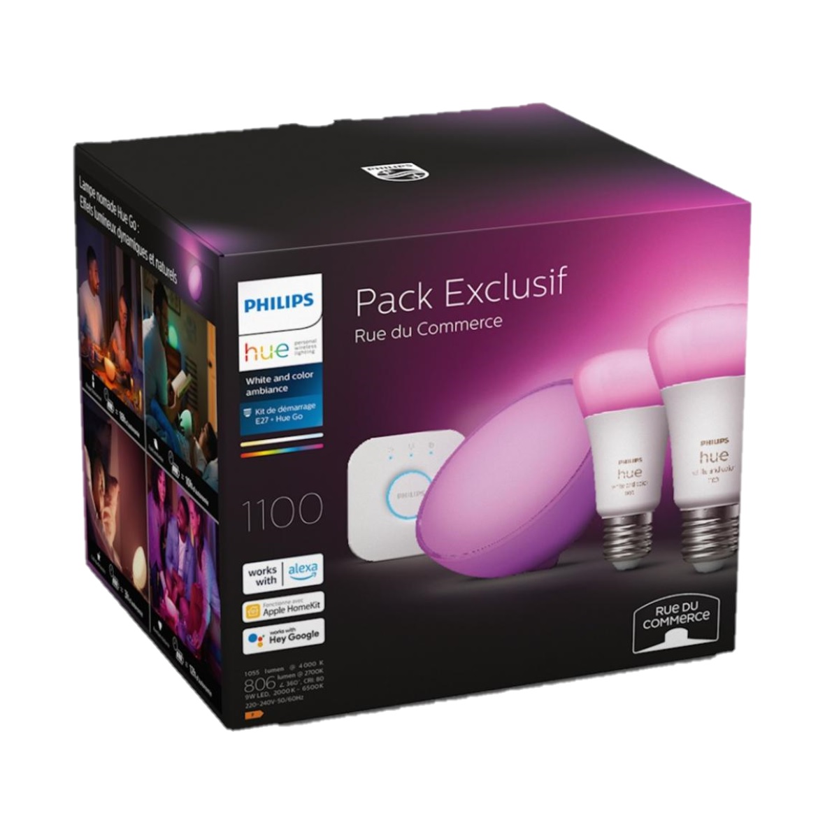 Pack kit de démarrage e27 et hue go