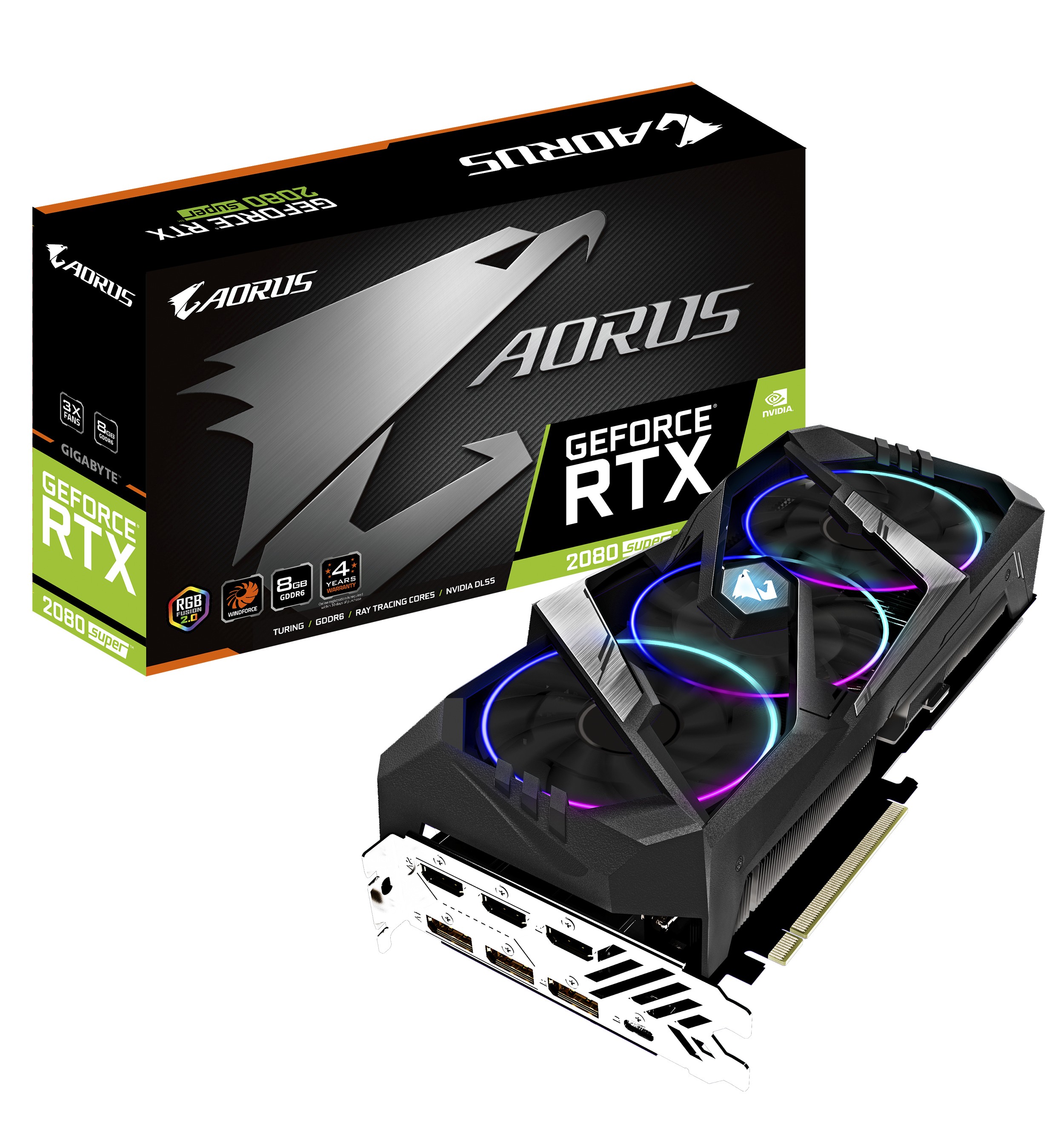 Carte graphique Geforce RTX 2080 Super Aorus 8 Go Gigabyte