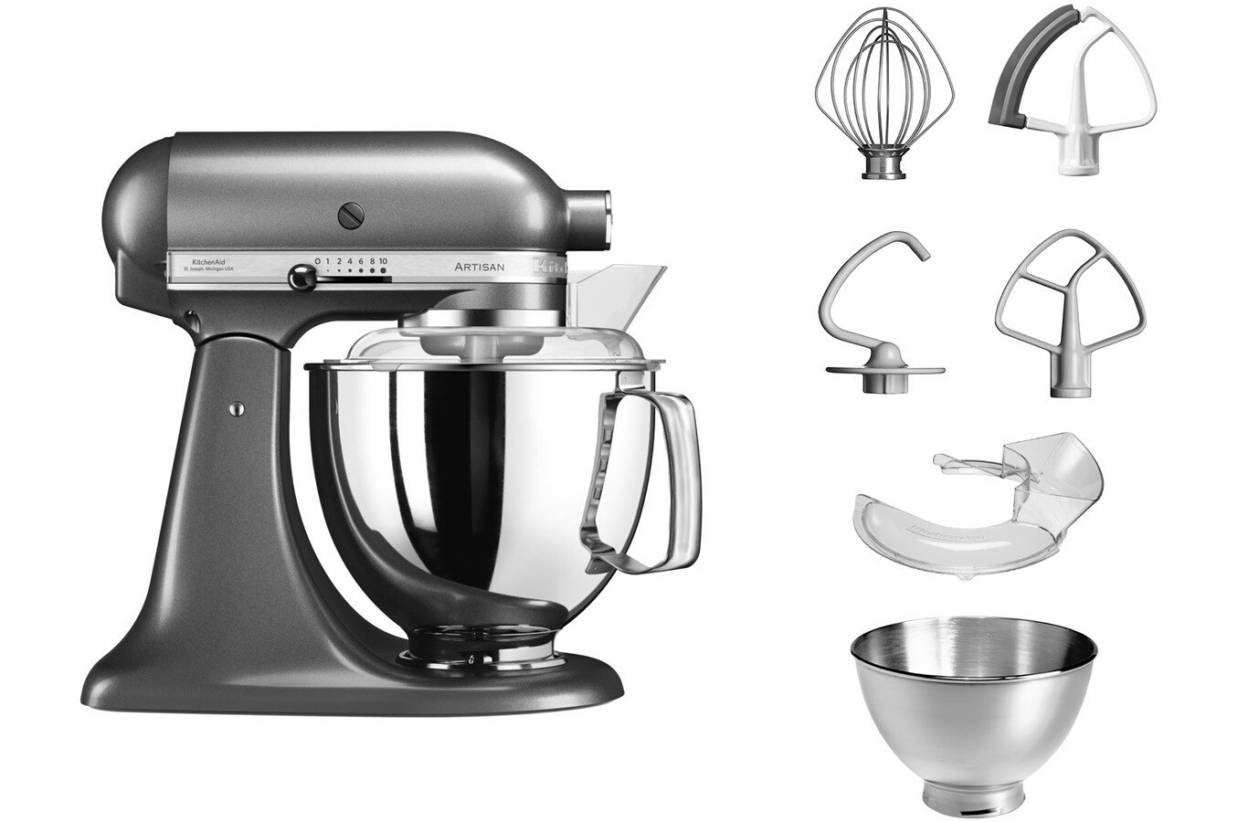 kitchenaid robot pastissier artisan multifonction 5ksm175psems