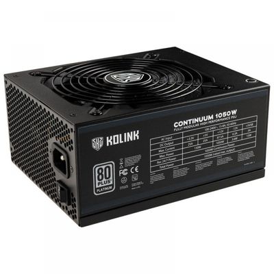 Kolink Continuum Platinum Netzteil 1050W - 80 Plus 

puissant