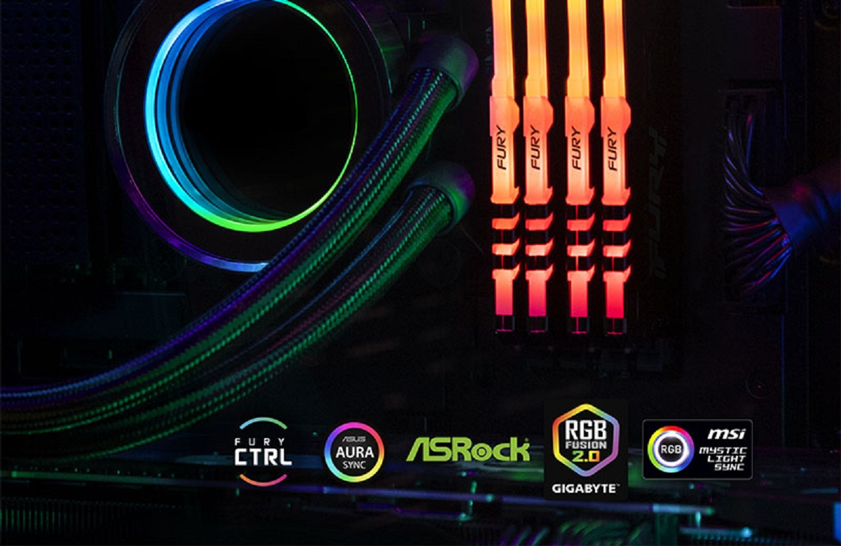 fury beast rgb ddr4 noir presentation