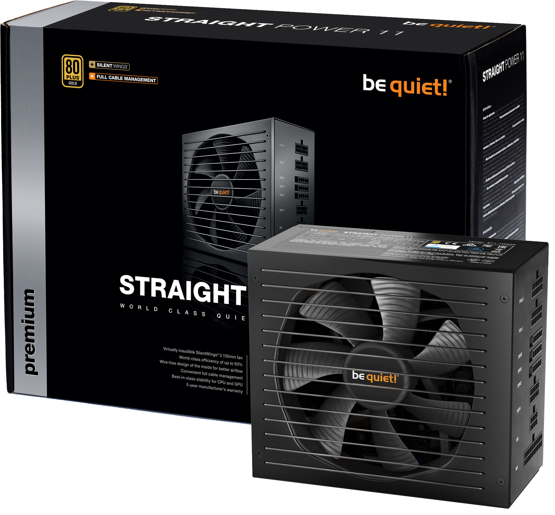 Straight Power 11 450W - 80 Plus Gold