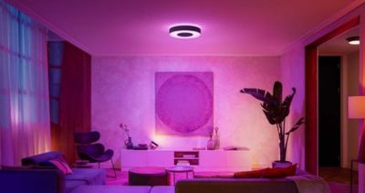 Philips Hue Plafonnier Infuse L Hue Noir Lumieres colorees connectees