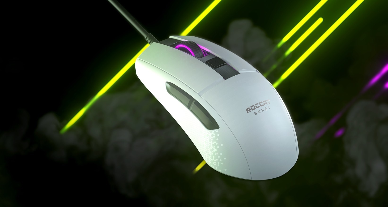 Souris gamer filaire Burst Core ROCCAT Blanche