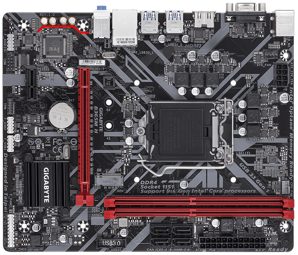 Carte mère B365M H Gigabyte