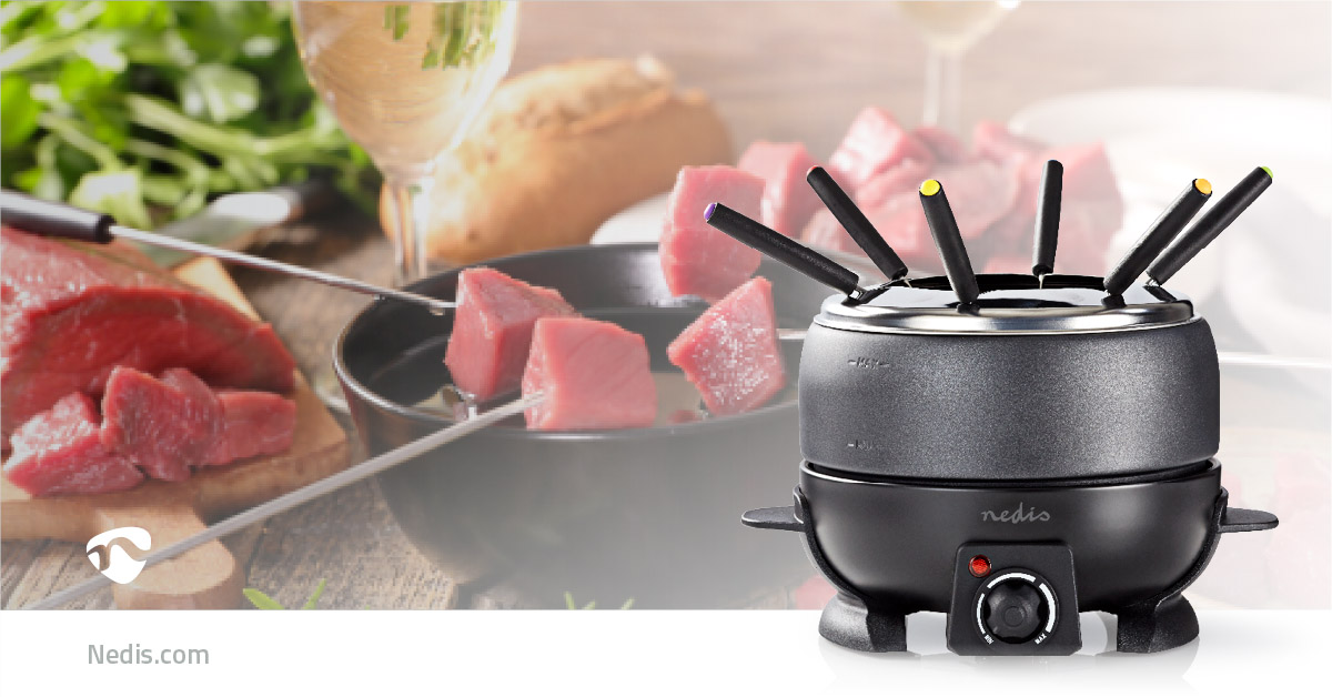 appareil a fondue nedis 6 personnes 2.3l