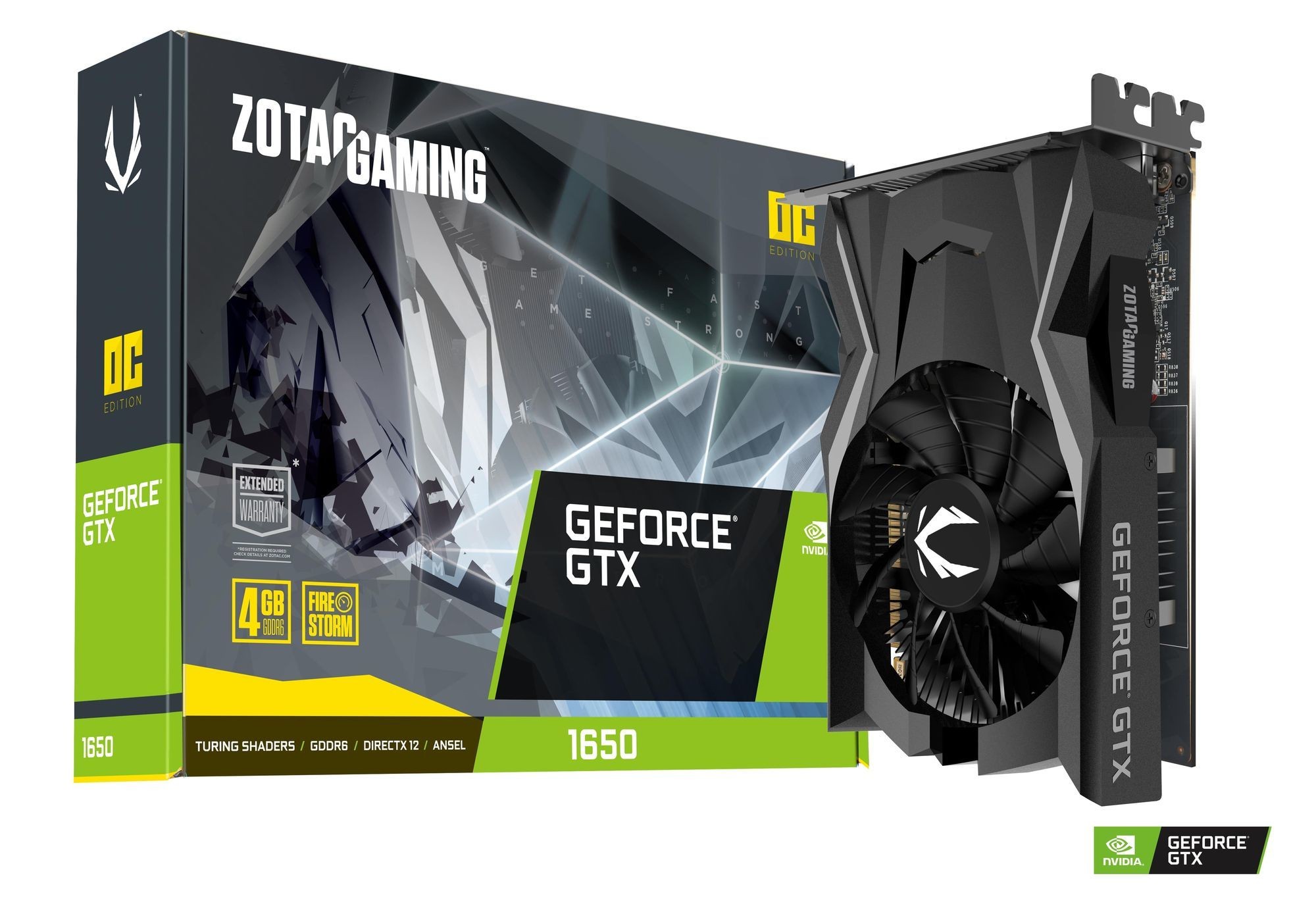 Carte graphique Gamer GeForce GTX 1650 OC 4 Go Zotac